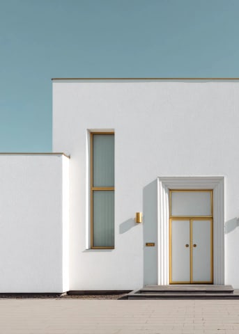 Minimalist White Facade
